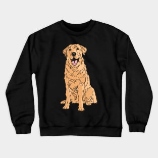 Golden Retriever - best family dog in the world Crewneck Sweatshirt